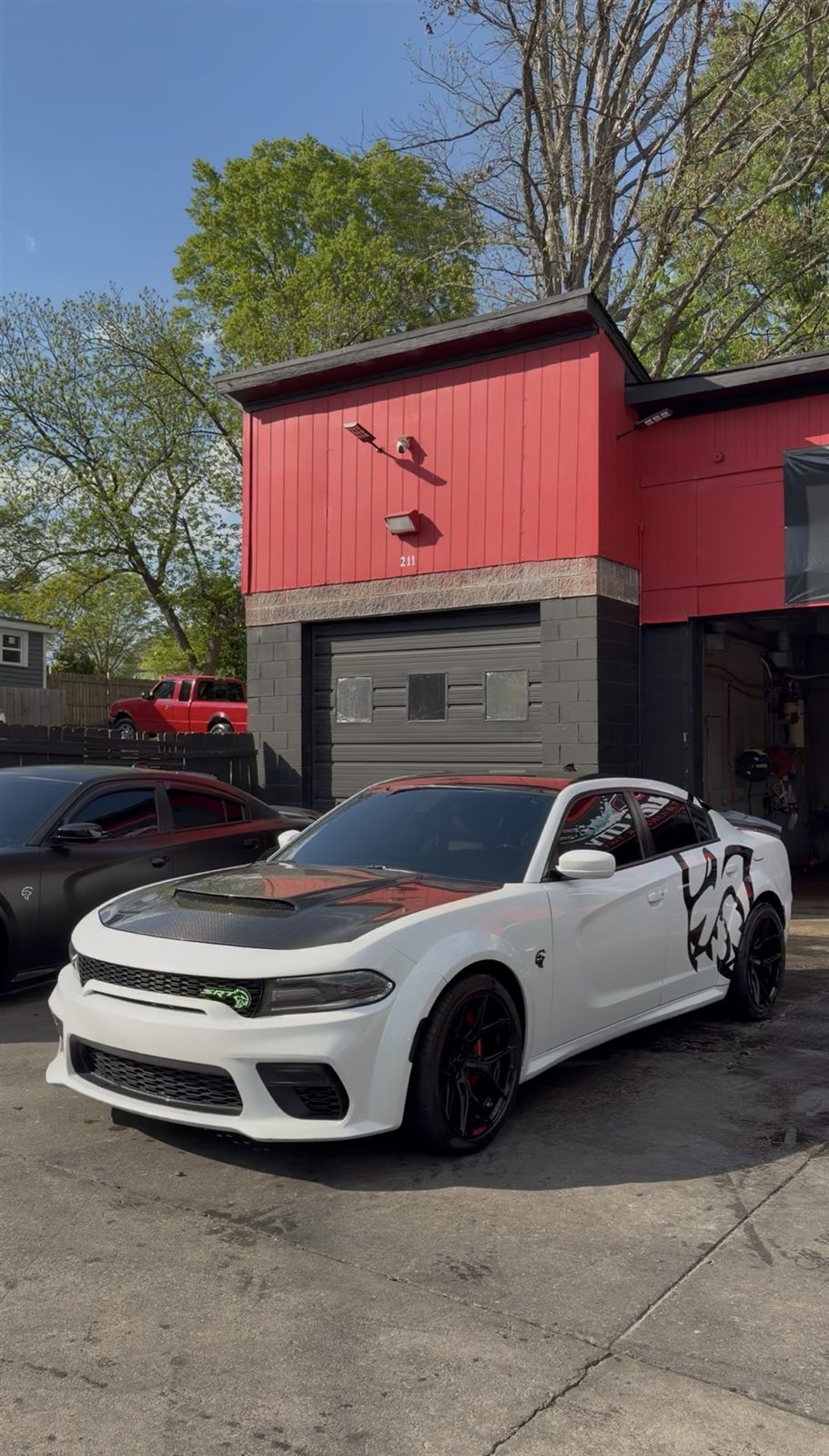 Dodge Charger Hellcat detailed and tinted at Bullcity Detailing & Tint